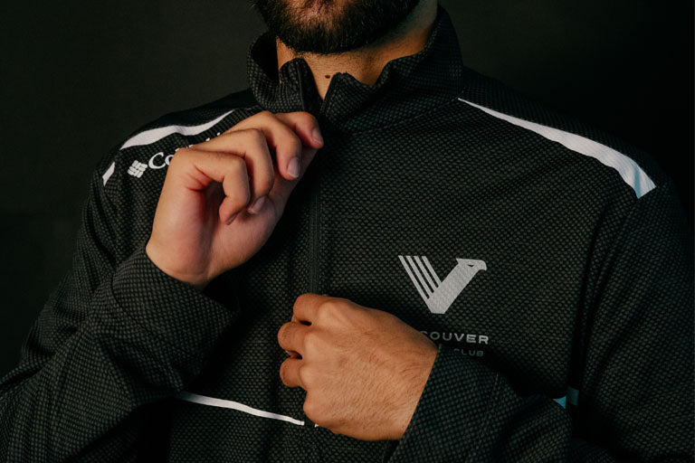 Vancouver FC Omni-Wick Scorecard 1/4 Zip