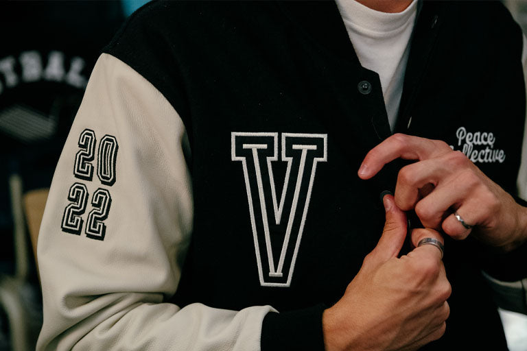 Vancouver FC X Peace Collective Letterman Jacket