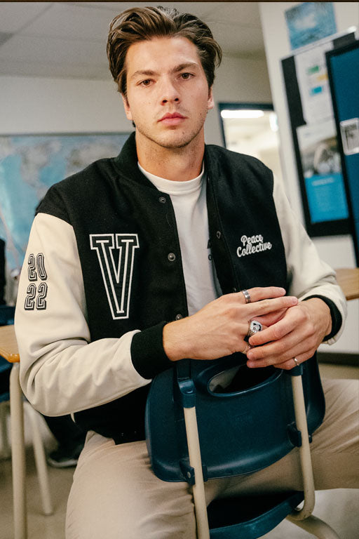 Vancouver FC X Peace Collective Letterman Jacket